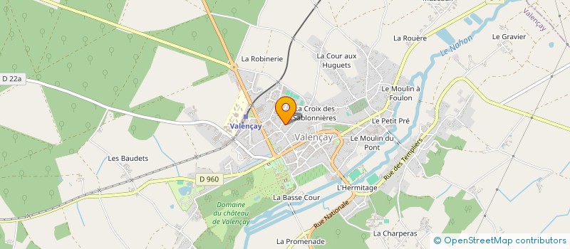 localisation de l'entreprise MADAME EMILIE POUPET à VALENCAY