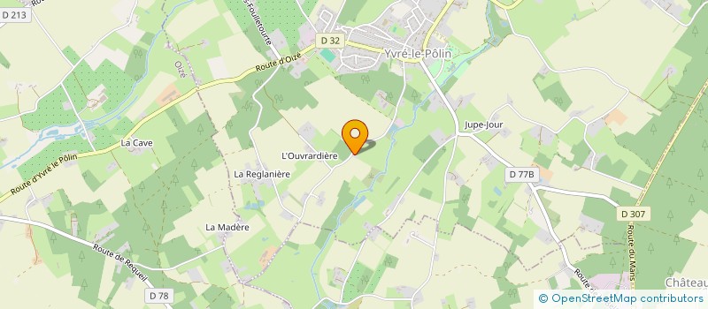 localisation de l'entreprise MADAME EMILIE POUPIN  YVRE-LE-POLIN