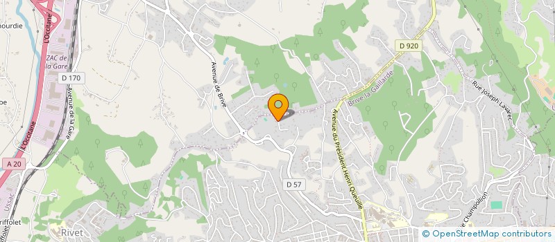 localisation de l'entreprise MADAME EMILIE POURTOULES  BRIVE-LA-GAILLARDE