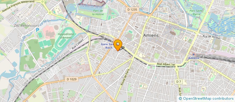 localisation de l'entreprise MADAME EMILIE POUSSART  AMIENS