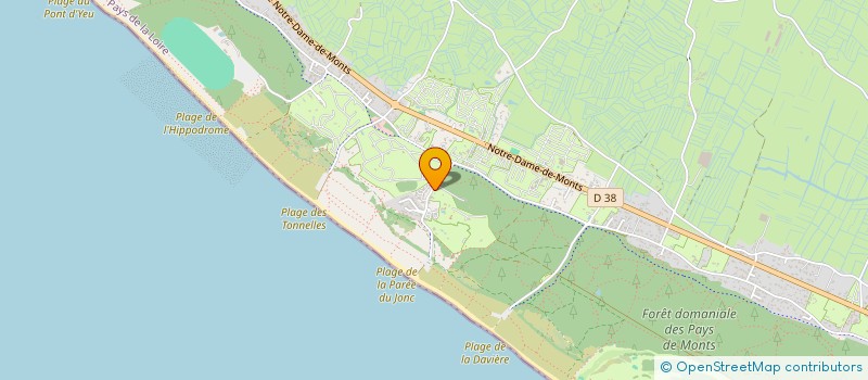 localisation de l'entreprise MADAME EMILIE POUVREAU  SAINT-JEAN-DE-MONTS