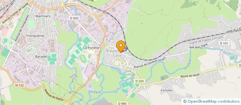 localisation de l'entreprise MADAME EMILIE PRAT à ARPAJON-SUR-CERE