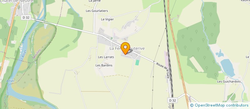localisation de l'entreprise MADAME EMILIE PRIETO-BLANCO à LA FERTE-HAUTERIVE
