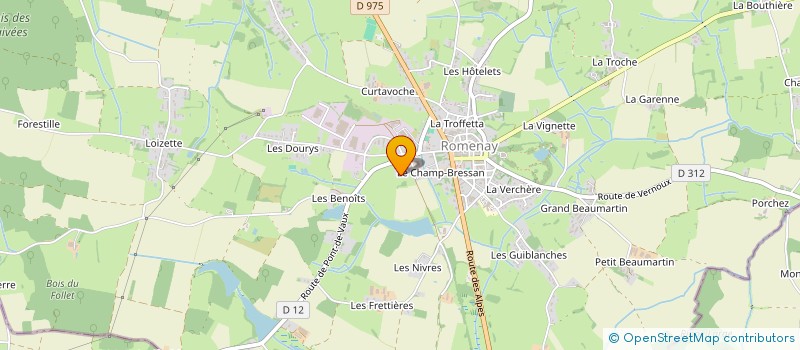 localisation de l'entreprise MADAME EMILIE PROST à ROMENAY