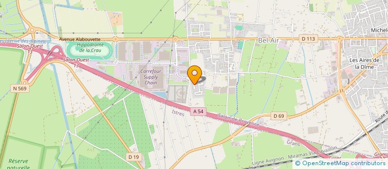 localisation de l'entreprise MADAME EMILIE PROUST  SALON-DE-PROVENCE