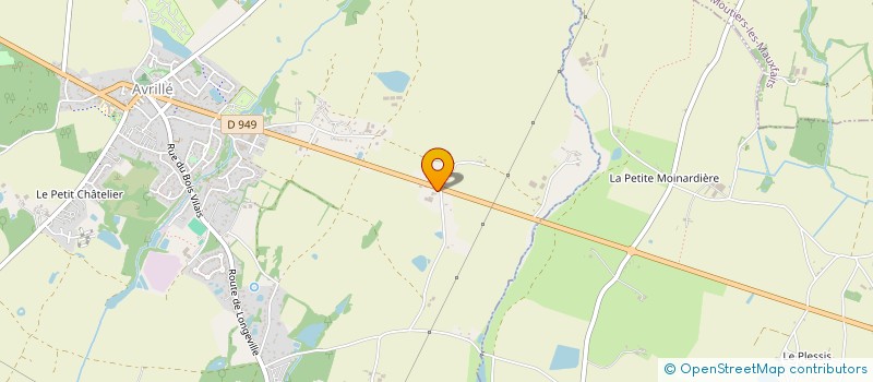 localisation de l'entreprise MADAME EMILIE PUBERT  AVRILLE