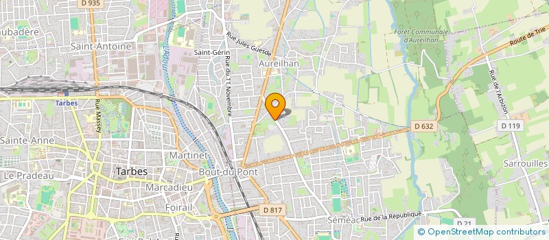 localisation de l'entreprise MADAME EMILIE PUJOL  AUREILHAN