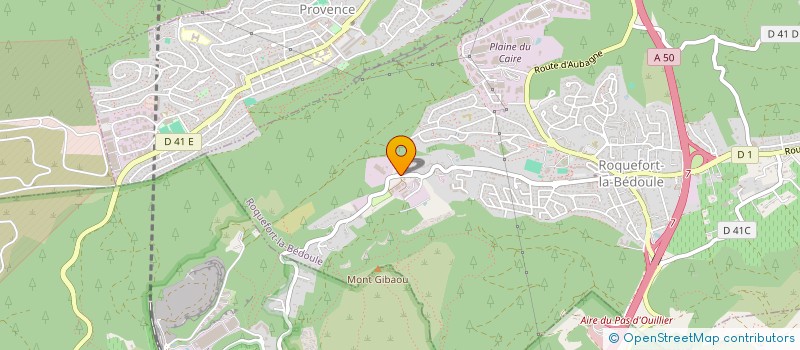 localisation de l'entreprise MADAME EMILIE QUECHON  ROQUEFORT-LA-BEDOULE