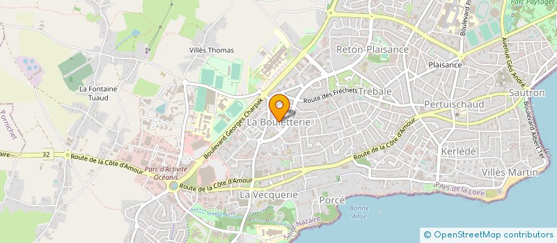 localisation de l'entreprise MADAME EMILIE QUEMARD à SAINT-NAZAIRE