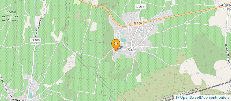 localisation de l'entreprise MADAME EMILIE QUENAT  SAZE