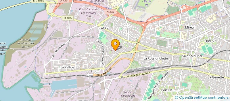 localisation de l'entreprise MADAME EMILIE QUENTIN  LA ROCHELLE