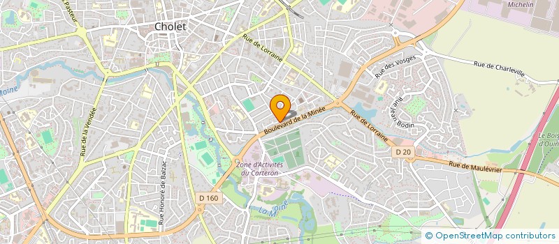 localisation de l'entreprise MADAME EMILIE QUERE à CHOLET