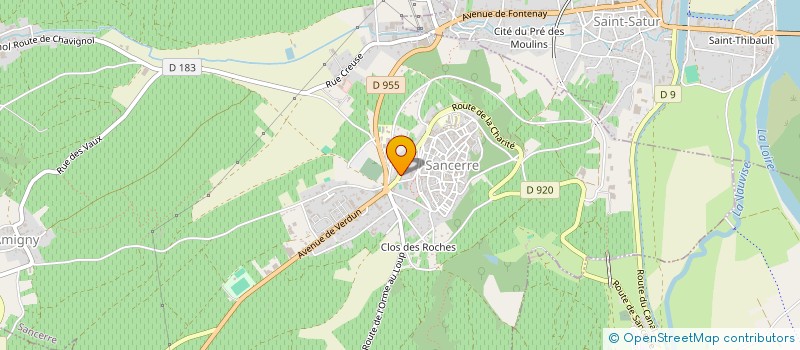 localisation de l'entreprise MADAME EMILIE QUESSARD  SANCERRE