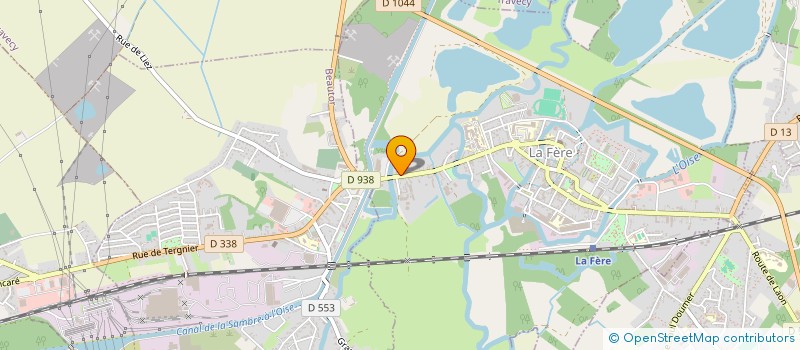 localisation de l'entreprise MADAME EMILIE QUIBAN à LA FERE