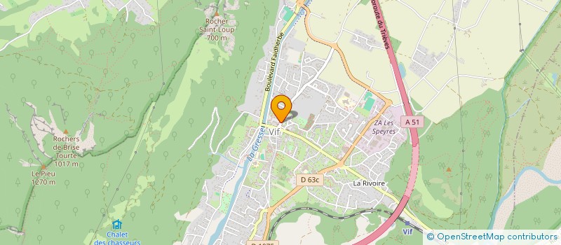 localisation de l'entreprise MADAME EMILIE QUINTIN  VIF