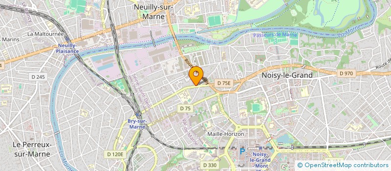 localisation de l'entreprise MADAME EMILIE RALU  NOISY-LE-GRAND