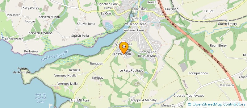 localisation de l'entreprise MADAME EMILIE RAMOS à DAOULAS