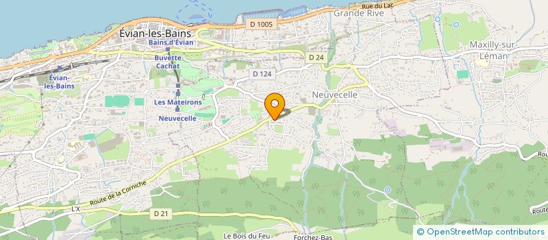 localisation de l'entreprise MADAME EMILIE RANIERI  NEUVECELLE