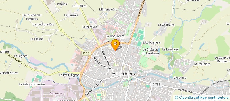 localisation de l'entreprise MADAME EMILIE RAPIN à LES HERBIERS