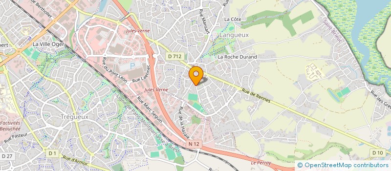 localisation de l'entreprise MADAME EMILIE RAYMOND  LANGUEUX