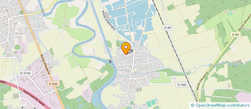 localisation de l'entreprise MADAME EMILIE RAYOT  GURGY