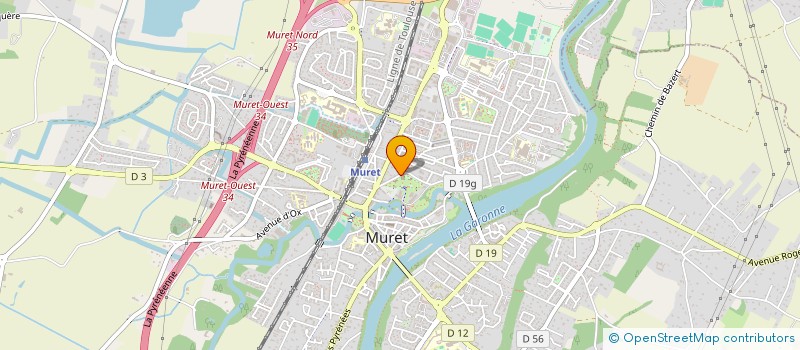 localisation de l'entreprise MADAME EMILIE REBEYROL à MURET