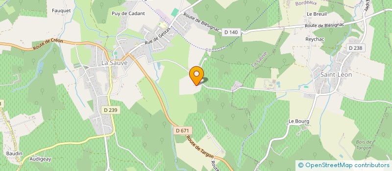 localisation de l'entreprise MADAME EMILIE REDOLFI DE ZAN  LA SAUVE