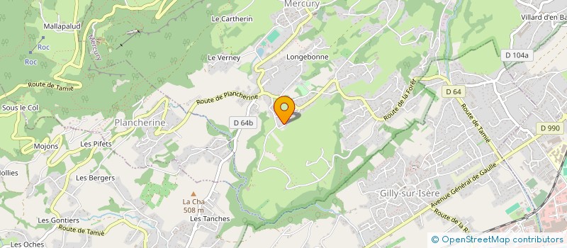 localisation de l'entreprise MADAME EMILIE REGACHE  MERCURY