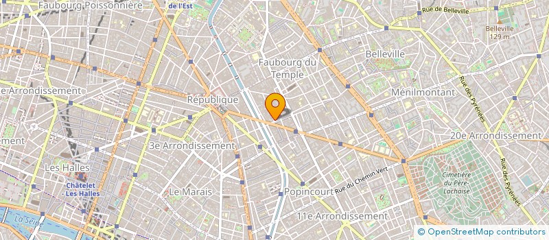 localisation de l'entreprise MADAME EMILIE REGARD  PARIS