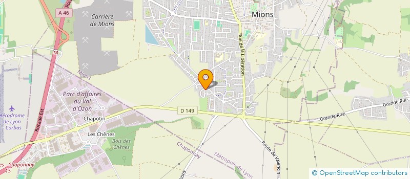 localisation de l'entreprise MADAME EMILIE REKIK  MIONS