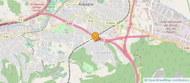 localisation de l'entreprise MADAME EMILIE RENAUDIN à AUBAGNE