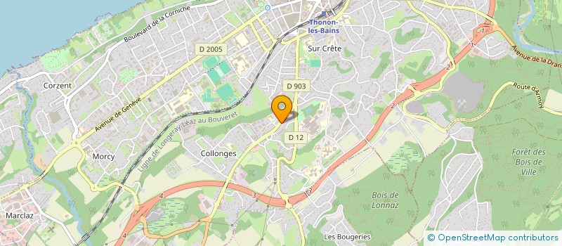 localisation de l'entreprise MADAME EMILIE RENAULT à THONON-LES-BAINS