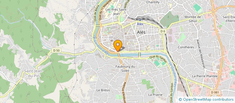 localisation de l'entreprise MADAME EMILIE RENOUF à ALES