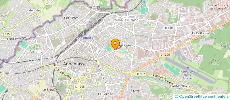 localisation de l'entreprise MADAME EMILIE REPENTIN  ANNEMASSE