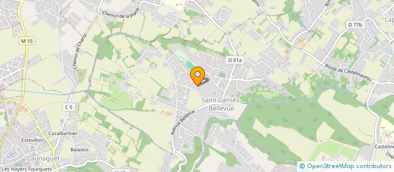 localisation de l'entreprise MADAME EMILIE RESPLANDY  SAINT-GENIES-BELLEVUE