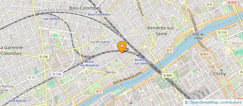 localisation de l'entreprise MADAME EMILIE RESTA  ASNIERES-SUR-SEINE