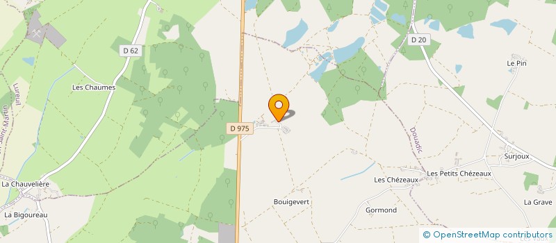 localisation de l'entreprise MADAME EMILIE RETAUD  POULIGNY-SAINT-PIERRE