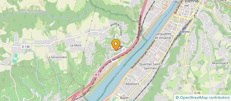 localisation de l'entreprise MADAME EMILIE REVERCHON  SAINT-CYR-SUR-LE-RHONE