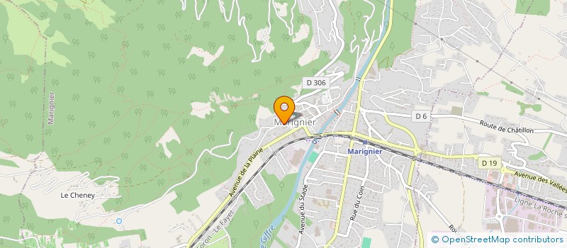 localisation de l'entreprise MADAME EMILIE REVILLOD  MARIGNIER