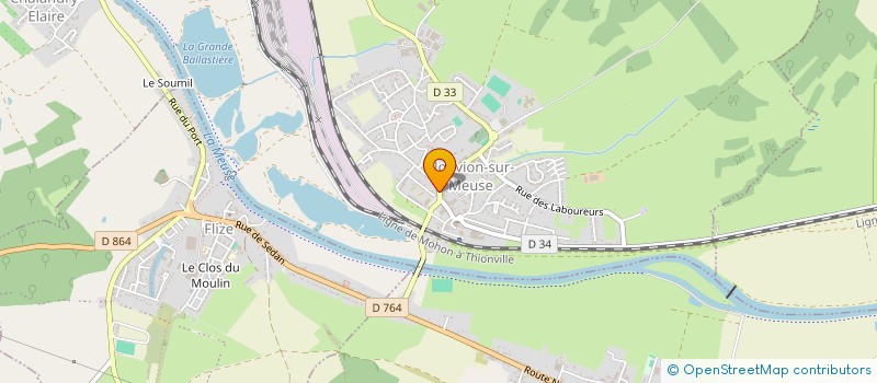 localisation de l'entreprise MADAME EMILIE RICAULT  NOUVION-SUR-MEUSE