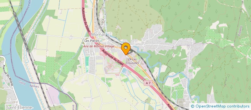 localisation de l'entreprise MADAME EMILIE RICCI  MORNAS