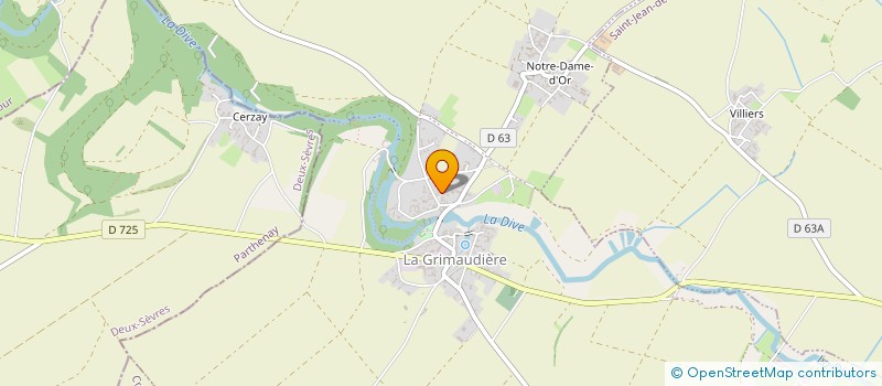 localisation de l'entreprise MADAME EMILIE RICHARD  LA GRIMAUDIERE