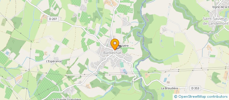 localisation de l'entreprise MADAME EMILIE RICHARD  LE LOROUX-BOTTEREAU