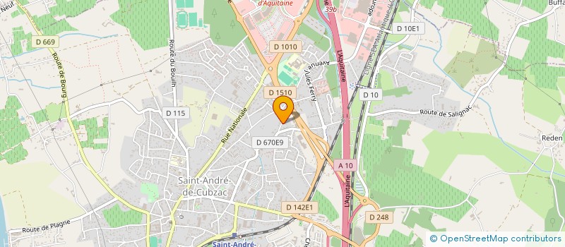 localisation de l'entreprise MADAME EMILIE RICHET  SAINT-ANDRE-DE-CUBZAC