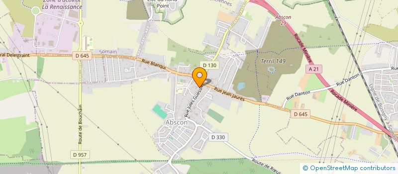 localisation de l'entreprise MADAME EMILIE RICHEZ  ABSCON