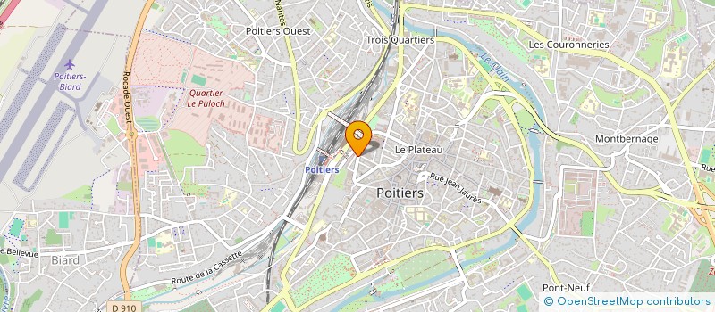 localisation de l'entreprise MADAME EMILIE RIFFE VIGNERTE GERES à POITIERS