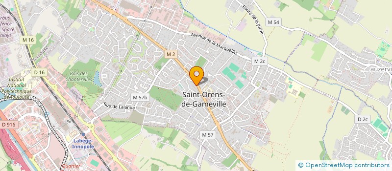 localisation de l'entreprise MADAME EMILIE RIGOMONT à SAINT-ORENS-DE-GAMEVILLE