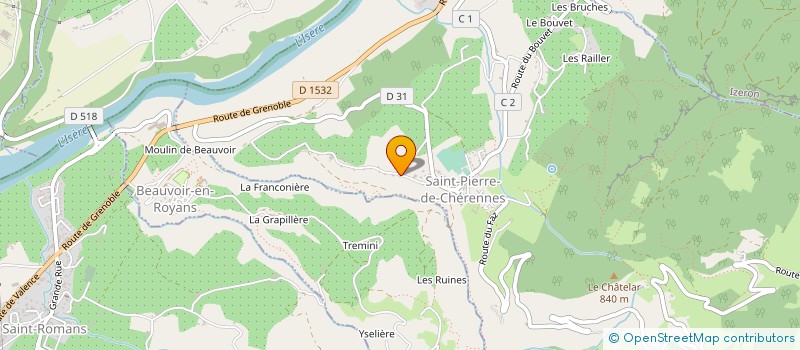 localisation de l'entreprise MADAME EMILIE RIMBERT à SAINT-PIERRE-DE-CHERENNES