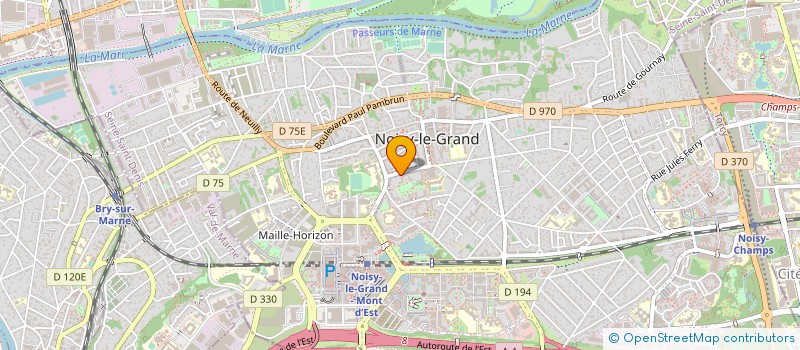 localisation de l'entreprise MADAME EMILIE ROBALDO à NOISY-LE-GRAND