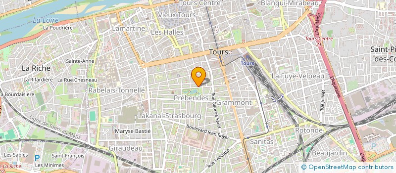 localisation de l'entreprise MADAME EMILIE ROBARDET  TOURS